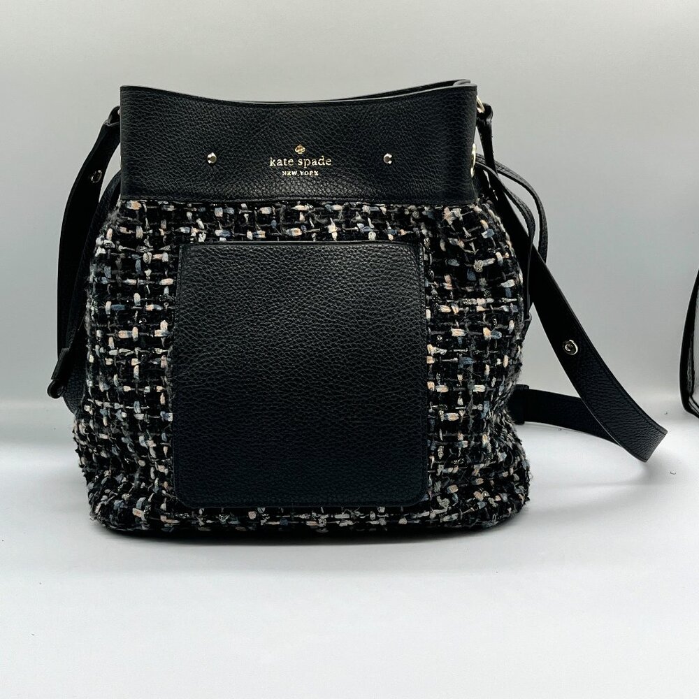Kate Spade Marti Large Tweed Bucket K4638